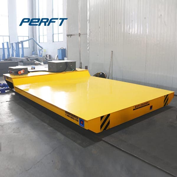 battery operated transfer trolley for steel rolls warehouse 6 tons